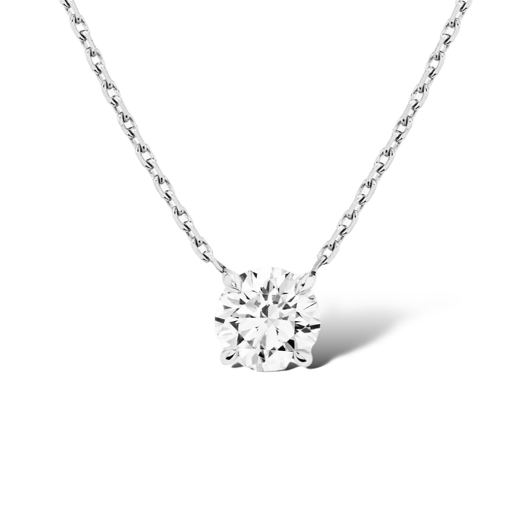 Round Diamond Necklace