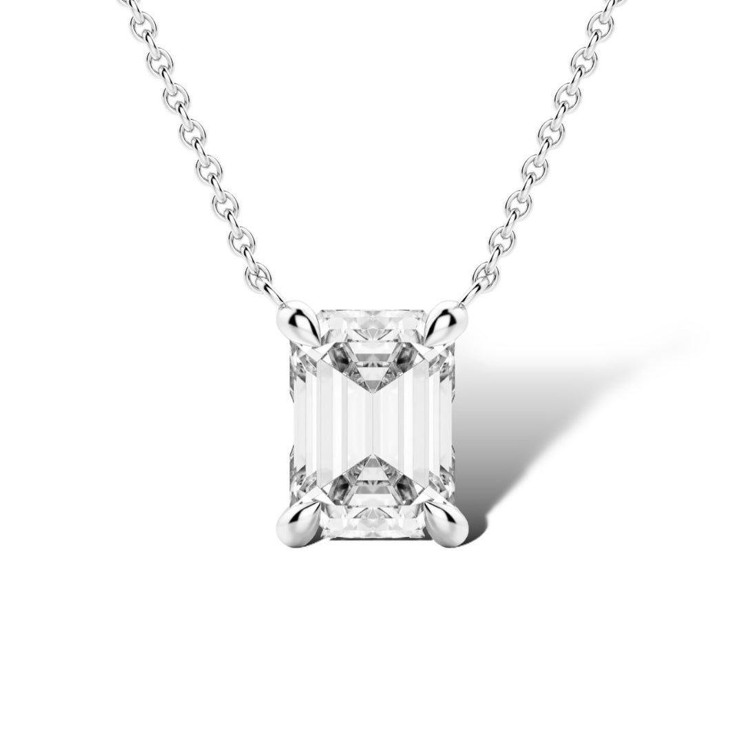 Emerald Diamond Necklace