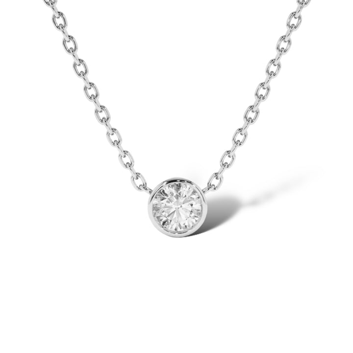 Round Bezel Necklace