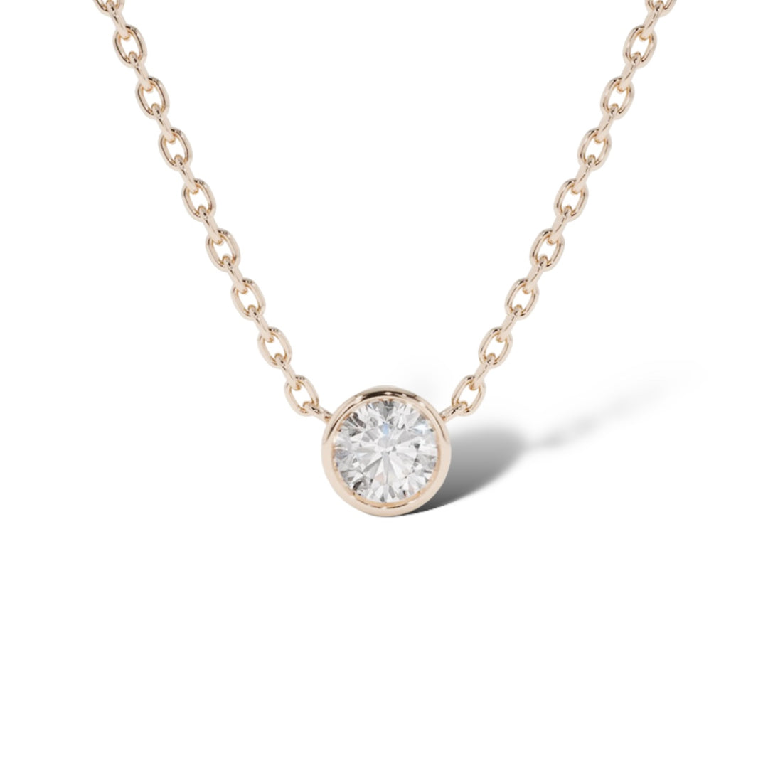Round Bezel Necklace