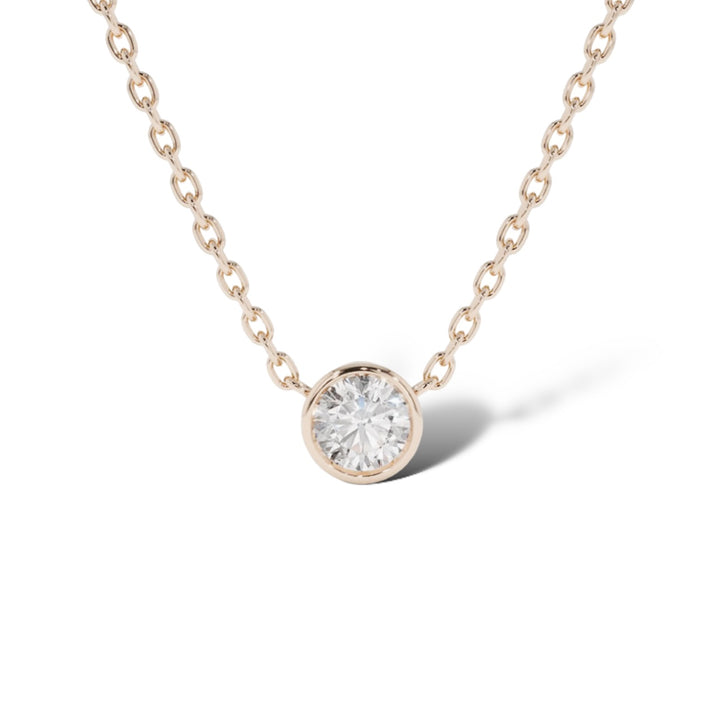 Round Bezel Necklace