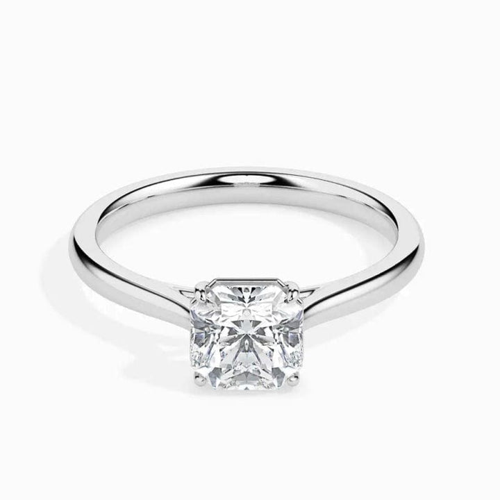 SOLITAIRE ASSCHER DIAMOND RING LG