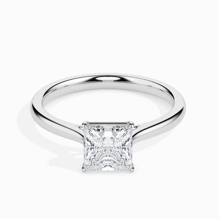 SOLITAIRE PRINCESS DIAMOND RING LG