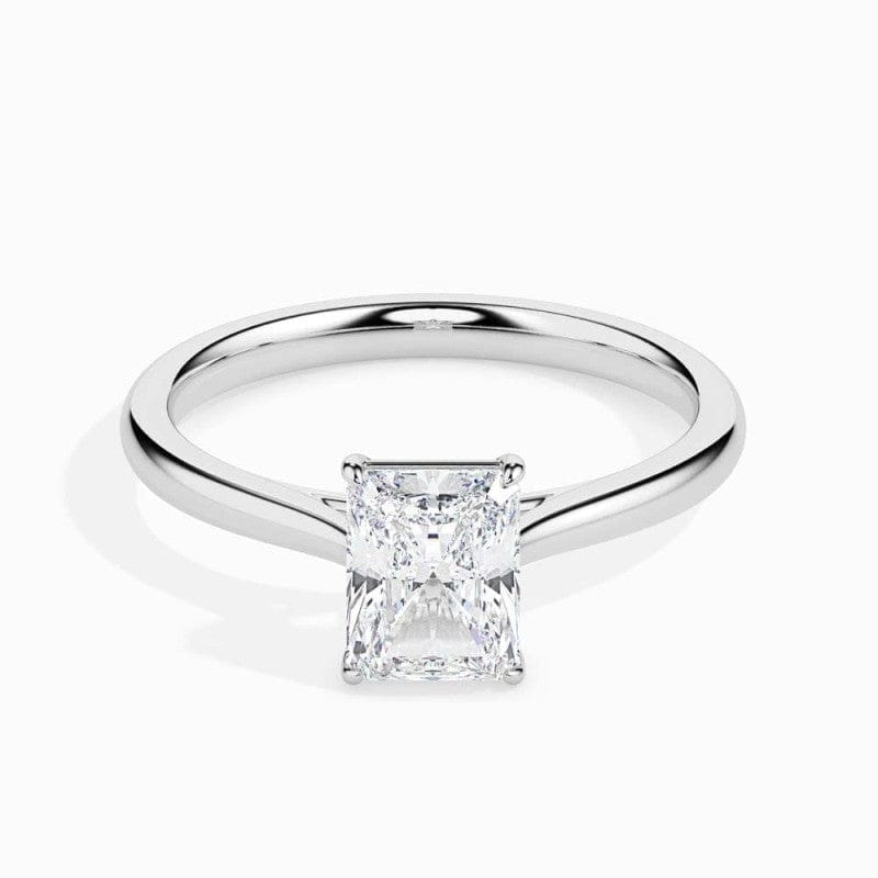 SOLITAIRE RADIANT DIAMOND RING LG