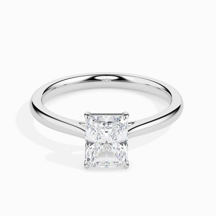 SOLITAIRE RADIANT DIAMOND RING LG